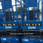 These are the latest model Genie 19ft Scissor Lifts and there are a couple of great new modifications.